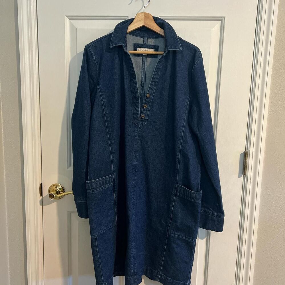 Loft Women's Blue and Navy Dress